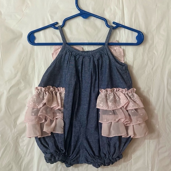 Bonnie Baby Baby Girl Size 0-3 Months Bubble - Picture 2 of 3